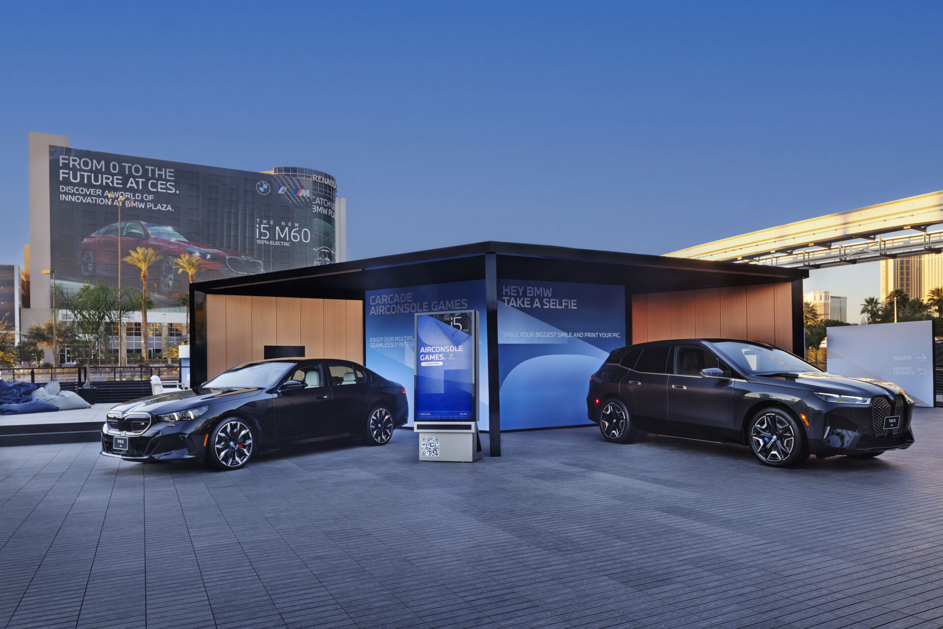 BMW exhibits CES Las Vegas 2024 ??? metron eging GmbH