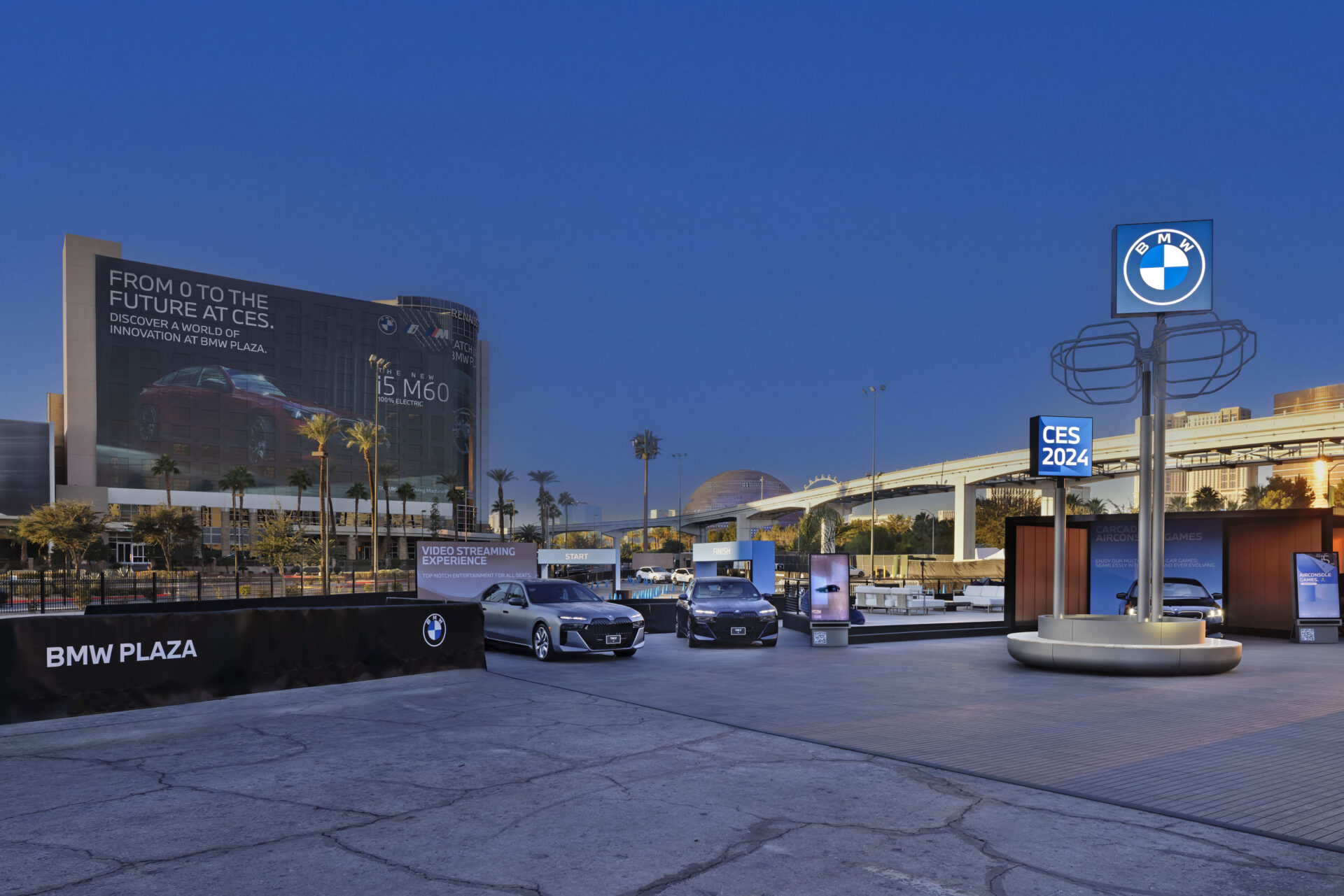 BMW Exponate CES Las Vegas 2024 metron eging GmbH